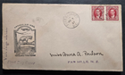 Stamp Canada FDC 1937 Air Mail B. C. to NJ King George VI #233