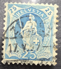 Stamp Switzerland 1888 "Helvetia" #90 used