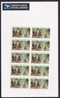 Scott #3316 California Gold Rush Block of 10 Stamps - Sealed White