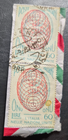 Stamp Italy "Globe" 1956 A394 #719 used