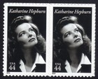 Scott #4461 Katharine Hepburn (Legends of Hollywood) Pair of Stamps - MNH