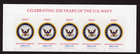 Scott #6012 US Navy 250th Anniversary Title Strip of 5 Forever Stamps - MNH
