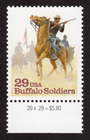 Scott #2818 Buffalo Soldiers Single Stamp - MNH w/Price Selvage