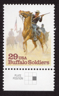 Scott #2818 Buffalo Soldiers Single Stamp - MNH w/Pane Position