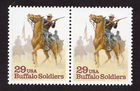 Scott #2818 Buffalo Soldiers Horizontal Pair of Stamps - MNH