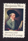 Scott #1553 Benjamin West Single Stamp - MNH