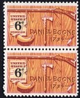 Scott #1357 Daniel Boone Pair of Stamps - MNH