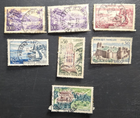 Stamp France 1957-1963 #856, 909 x2, 908, 944, 946, 1071 used