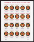 Scott #6011 US Marines 250th Anniversary Sheet of 20 Forever Stamps - MNH