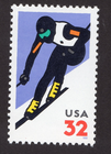 Scott #3180 Alpine Skiing (Vale, Aspen) Single Stamp - MNH