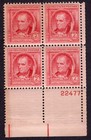 Scott #860 James Fenimore Cooper Plate Block of 4 Stamps - MNH P#22477 #3