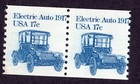 Scott #1906 Electric Car Transportation Coil Pair of Stamps - MNH