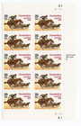 Scott #2754 Cherokee Strip Land Run Plate Block of 10 Stamps - MNH P#A11111