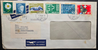 Stamp Switzerland B339-340, #430, 434-436 cover mix of postage and semi-postal