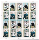 Scott #3811a Early Football Heroes Sheet of 20 Stamps - MNH