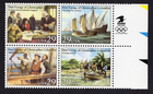 Scott #2623a Columbus Voyages Olympic Eagle Block of 4 Stamps - MNH
