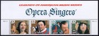 Scott #3154-3157a Opera Singers Title Plate Strip (Block) of 4 Stamps - MNH