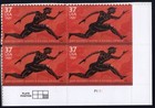 Scott #3863 Greek Olympics Runner Plate Block of 4 Stamps - MNH