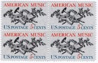 Scott #1252 American Music Block of 4 Stamps - MNH