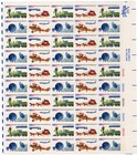 Scott #1575a (1572-75) 200 Years of Postal Service Sheet of 50 Stamps - MNH #2