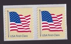 Scott #4133 US Flag Coil Pair of Stamps - MNH
