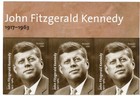 Scottt #5175 John F. Kennedy Title Block of 3 Forever Stamps - MNH Top