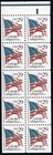 Scott #2593a Pledge Allegiance Booklet Pane of 10 Stamps - MNH P#1111