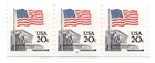 Scott #1895 Flag over Supreme Court Plate # Coil of 3 Stamps - MNH P#2