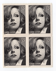 Scott #3943 Greta Garbo Block of 4 Stamps - MNH