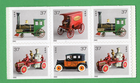 Scott #3645d 37¢ Antique Toys Booklet Block of 6 Stamps - MNH