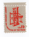 Scott #1593 Freedom of the Press Single Stamp - MNH