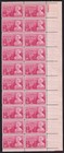Scott #977 Moina Michael (Red Silk Poppies) Plate Block of 20 Stamps - MNH
