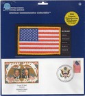 Scott #BK294 (3780a) Old Glory Booklet of 20 Stamps w/George Bush FDC (3779)