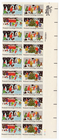 Scott #2030a (2027-30) Seasons Greetings Plate Block of 20 Stamps - MNH LR