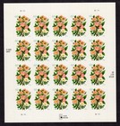 Scott #3837 Pink Roses Bouquet Sheet of 20 Stamps - MNH Position #6