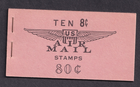 Scott #BKC11 (c64, c64b) Flag Over Capitol Booklet of 10 Stamps - MNH Zone Back