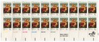 Scott #1507 Madonna (Raphael) Plate Block of 20 Stamps - MNH