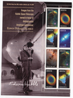 Scott #3388a (3384-88) Hubble Telescope Title Plate Block of 8 Stamps - MNH