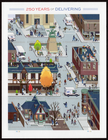Scott #6024 USPS 250 Years Delivering Sheet of 20 Forever Stamps - MNH