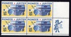 Scott #1556 Pioneer (Jupiter & Saturn) Zip Block of 4 Stamps - MNH