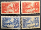 Stamp French Guinea 1938 A7 #128x2 + #129x2 MNH