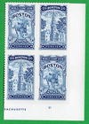 Scott #6030a Boston 2026 World Stamp Expo Plate Block of 4 Forever Stamps - MNH