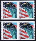 Scott #3969-3970 Statue of Liberty Coil Pair Stamps - MNH