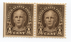 Scott #551 Nathan Hale Pair of Stamps - MNH #1 Left Edge XF