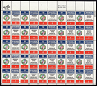 Scott #1422a Disabled Veterans & Servicemen Sheet of 50 Stamps - MNH P#32436 UR