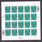 Scott #3471A Eagle Art Deco Sheet of 20 57¢ Stamps MNH P#S11111 in Vario Page