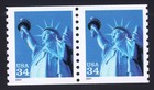Scott #3476 Statue of Liberty Coil of 2 (Pair) Stamps - MNH