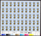 Scott #2551 Desert Storm Medal Honoring Those Served Sheet of 50 Stamps - MNH LR