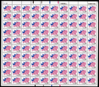 Scott #2531 Flags on Parade Sheet of 100 Stamps - MNH P#1112 UL