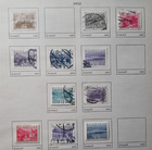 Stamp Austria 1932 #327,331-332,334-336,341,344,349 used & #347, 351 MH